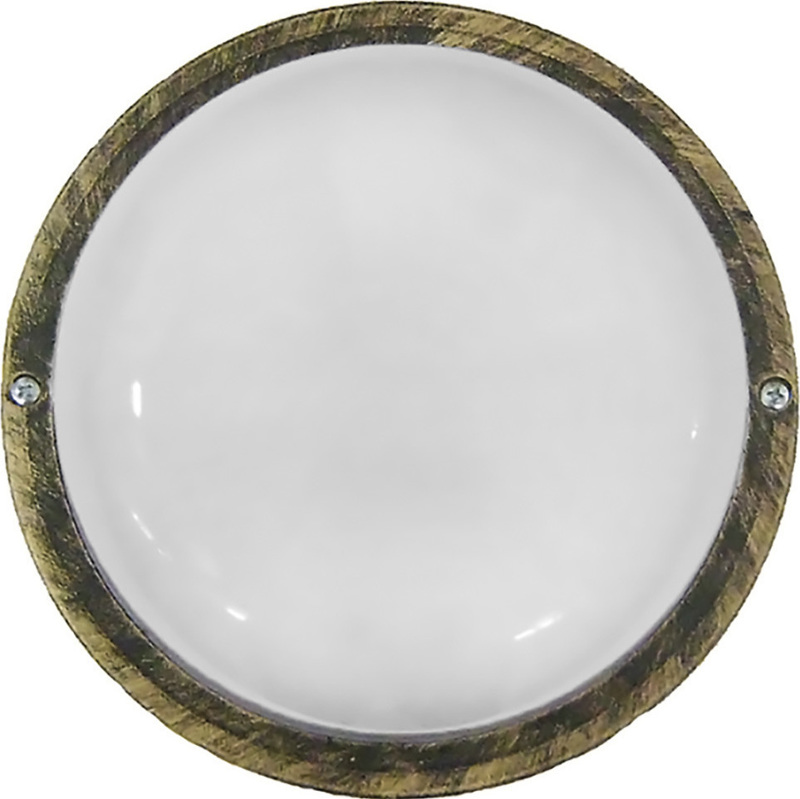 Heronia Απλίκα Τοίχου Εξωτερικού Χώρου Πλαστικό Χελώνα SLP-350 Μπρονζέ Ε27 9,5Χ18cm 13-0050